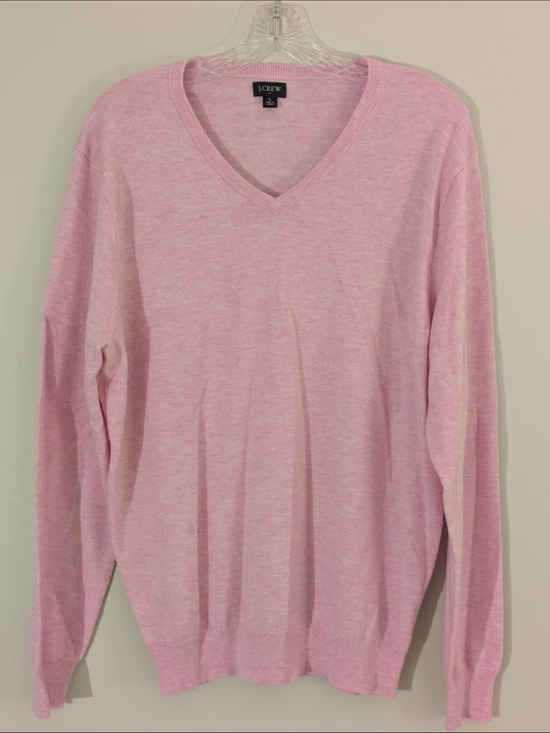 J. Crew Other - J. Crew Men's Light Pink V-Neck Sweater